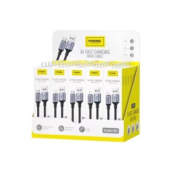 Foneng Cable Set X89 (12 Micro+12 Type-C+6 Lightning) 3A 1M Black Foneng Cable Set X89 (12 Micro+12 Type-C+6 Lightning) 3A 1M Black